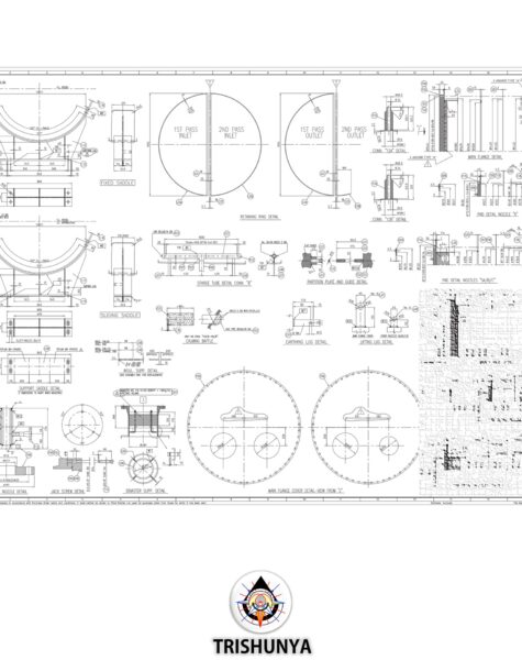 🏗️ 2D Drafting – STEEL Structure Detailing – Trishunya